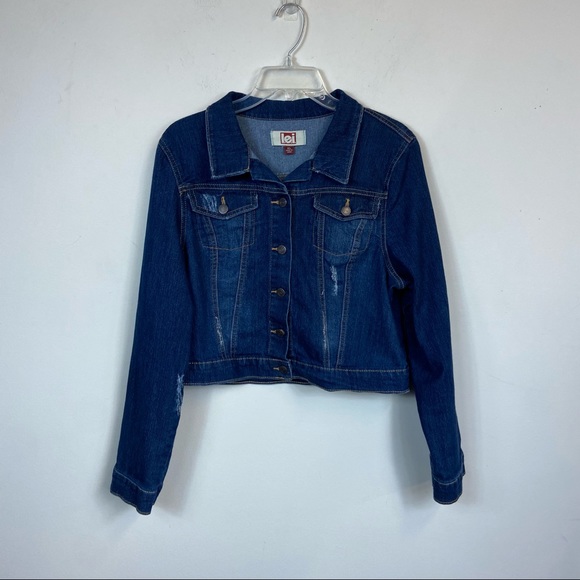 ❗️Lei  Cropped distressed Jacket - Picture 1 of 6